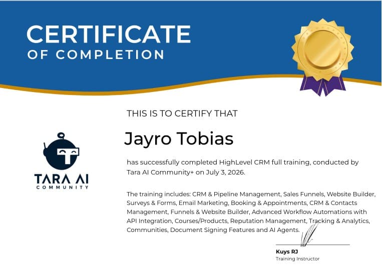 GoHighLevel Specialist